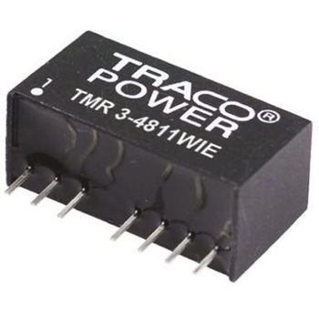 TRACOPOWER DC-DCコンバータ Vout：3.3V dc 18 → 75 V dc， 3W， TMR 3-4810WIE TRACO POWER