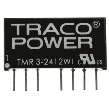 TRACOPOWER DC-DCコンバータ Vout：12V dc 9 → 36 V dc， 3W， TMR 3-2412WI TRACO POWER