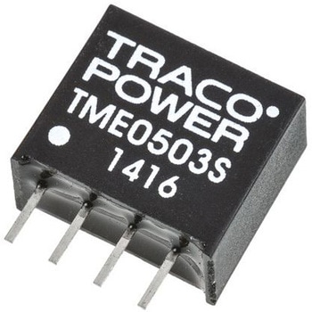 TRACOPOWER DC-DCコンバータ Vout：3.3V dc 4.5 → 5.5 V dc， 1W， TME 0503S TRACO POWER