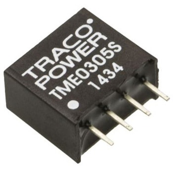 TRACOPOWER DC-DCコンバータ Vout：5V dc 2.7 → 3.3 V dc， 1W， TME 0305S TRACO POWER