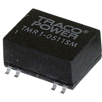 TRACOPOWER DC-DCコンバータ Vout：5V dc 4.5 → 9 V dc， 1W， TMR 1-0511SM TRACO POWER
