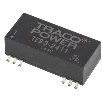 TRACOPOWER DC-DCコンバータ Vout：5V dc 18 → 36 V dc， 3W， TES 3-2411 - TRACO POWER
