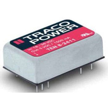 TRACOPOWER DC-DCコンバータ Vout：5V dc 36 75 V dc， 8W， TEN 8-4811 - TRACO POWER