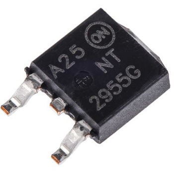 onsemi Pチャンネル MOSFET60 V 12 A 表面実装 パッケージDPAK (TO-252) 3 ピン onsemi