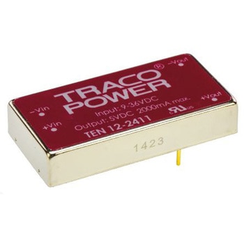 TRACOPOWER DC-DCコンバータ Vout：5V dc 9 → 36 V dc， 12W， TEN 12-2411 TRACO POWER