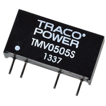 TRACOPOWER DC-DCコンバータ Vout：5V dc 4.5 → 5.5 V dc， 1W， TMV 0505S TRACO POWER