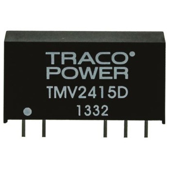 TRACOPOWER DC-DCコンバータ Vout：±15V dc 21.6 → 26.4 V dc， 1W， TMV 2415D TRACO POWER