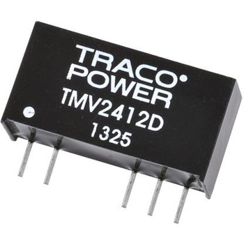 TRACOPOWER DC-DCコンバータ Vout：±12V dc 21.6 → 26.4 V dc， 1W， TMV 2412D TRACO POWER
