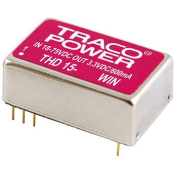 TRACOPOWER DC-DCコンバータ Vout：±12V dc 9 → 36 V dc， 15W， THD 15-2422WIN TRACO POWER