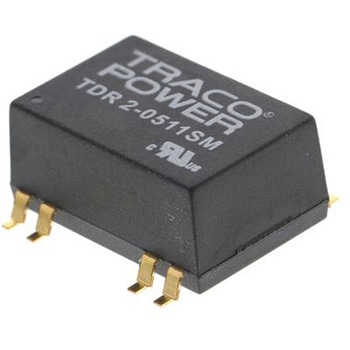 TRACOPOWER DC-DCコンバータ Vout：5V dc 4.5 → 9 V dc， 2W， TDR 2-0511SM TRACO POWER