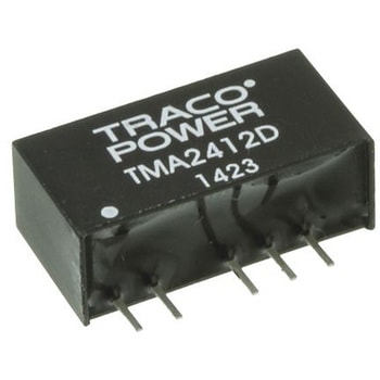 TRACOPOWER DC-DCコンバータ Vout：±12V dc 21.6 → 26.4 V dc， 1W， TMA 2412D TRACO POWER