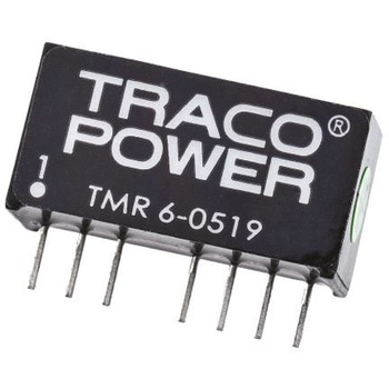 TRACOPOWER DC-DCコンバータ Vout：9V dc 4.5 → 9 V dc， 6W， TMR 6-0519 TRACO POWER