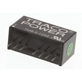 TRACOPOWER DC-DCコンバータ Vout：±12V dc 9 → 18 V dc， 3W， TMR 3-1222 TRACO POWER