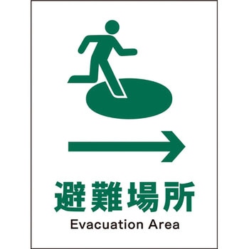 JIS安全標識 タテ グリーンクロス