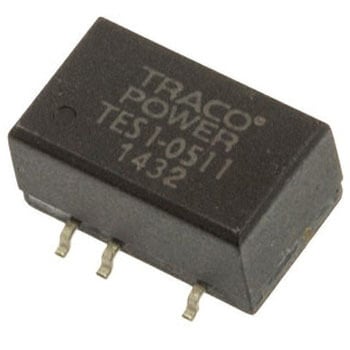 TRACOPOWER DC-DCコンバータ Vout：5V dc 4.5 → 5.5 V dc， 1W， TES 1-0511 TRACO POWER