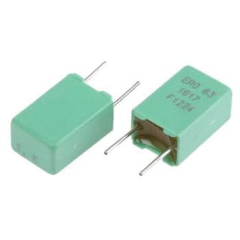 Vishay フィルムコンデンサ，40 V ac， 63 V dc，1μF，±10% VISHAY