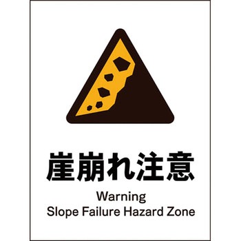 JIS警告標識 タテ グリーンクロス