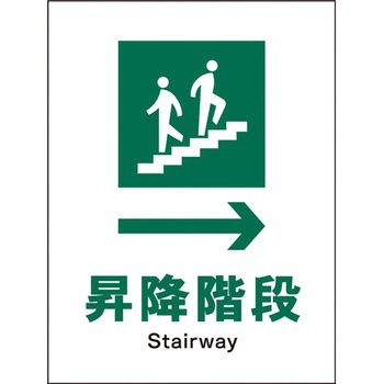 JIS安全標識 タテ グリーンクロス