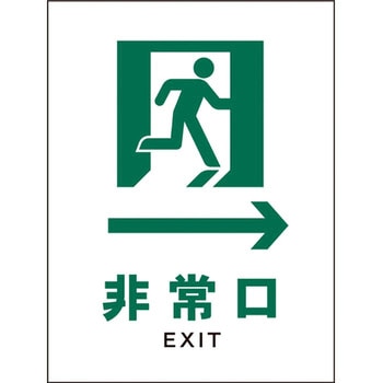 JIS安全標識 タテ グリーンクロス