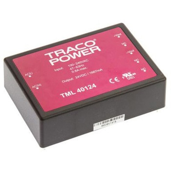 TRACOPOWER スイッチング電源 24V dc 1.67A 40W TML 40124 - TRACO POWER