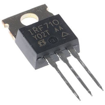 Vishay Nチャンネル MOSFET400 V 2 A スルーホール パッケージTO-220AB 3 ピン VISHAY