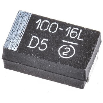 Vishay タンタルコンデンサ，100μF，16V dc，7343-31，293D107X9016D2TE3 VISHAY
