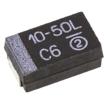 Vishay タンタルコンデンサ，10μF，50V dc，7343-31，293D106X9050D2TE3 VISHAY