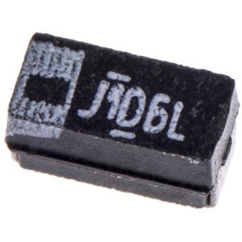 Vishay タンタルコンデンサ，10μF，6.3V dc，3216-18，293D106X96R3A2TE3 VISHAY