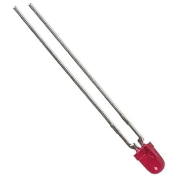 Vishay LED， 赤， スルーホール実装， 3 mm 砲弾型 (T-1)， TLUR4400 VISHAY