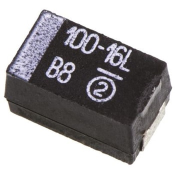 Vishay タンタルコンデンサ，100μF，16V dc，7343-43，593D107X9016E2TE3 VISHAY
