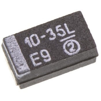 Vishay タンタルコンデンサ，10μF，35V dc，6032-28，TR3C106K035C0450 VISHAY