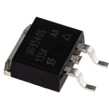 Vishay Pチャンネル MOSFET100 V 19 A 表面実装 パッケージD2PAK (TO-263) 3 ピン VISHAY
