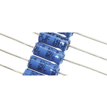 Vishay アルミ電解コンデンサ，アキシャル 25V dc 47μF - VISHAY
