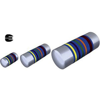 Vishay SMDレジスタ， 220kΩ， MELF 0204 ( MELF 0204 )， 0.07W MMA02040E2203BB100 VISHAY