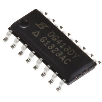Vishay アナログスイッチ 表面実装 SOIC， 16-Pin， DG413DY-E3 VISHAY