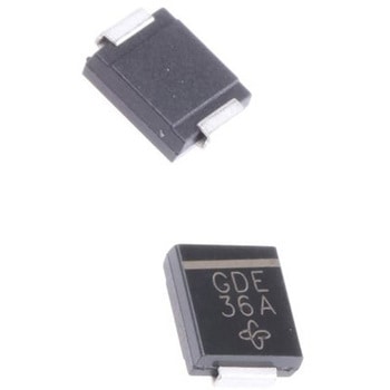 Vishay TVSダイオード， 単方向， 表面実装， 9.2V， SMCJ5.0A-E3/57T VISHAY