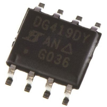 Vishay アナログスイッチ 表面実装 SOIC， 8-Pin， DG419DY-T1-E3 VISHAY
