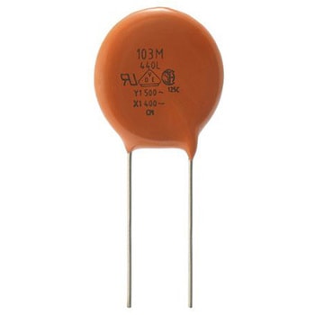 Vishay セラミックコンデンサ 440L シリーズ 10nF 500V ac 440LS10-R VISHAY