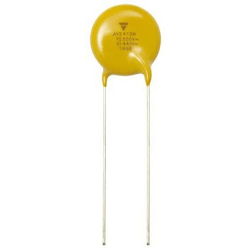 Vishay セラミックコンデンサ AY2 シリーズ 680pF 300V ac AY2681M29Y5US63L7 VISHAY