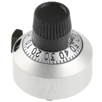 Vishay ノブ 6.35mm 直径:22.2mm 丸型 18A11B10 VISHAY