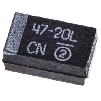 Vishay タンタルコンデンサ，47μF，20V dc，7343-31，293D476X9020D2TE3 VISHAY
