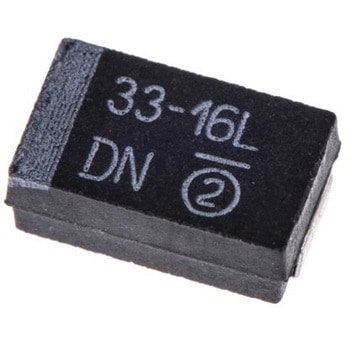 Vishay タンタルコンデンサ，33μF，16V dc，7343-31，293D336X9016D2TE3 - VISHAY