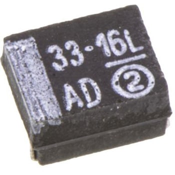 Vishay タンタルコンデンサ，33μF，16V dc，3528-21，293D336X9016B2TE3 VISHAY