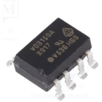 Vishay フォトカプラ， 表面実装 チャンネル数：2， トランジスタ出力， VO3150A-X017T VISHAY