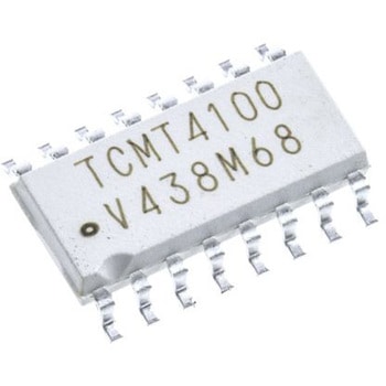 Vishay フォトカプラ， 表面実装 チャンネル数：4， トランジスタ出力， TCMT4100 VISHAY