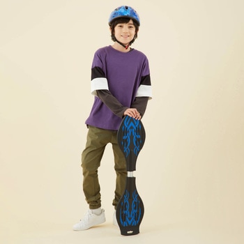 児童用ヘルメット aile(エール) 54-56cm マットフレアオレンジ - OGK KABUTO