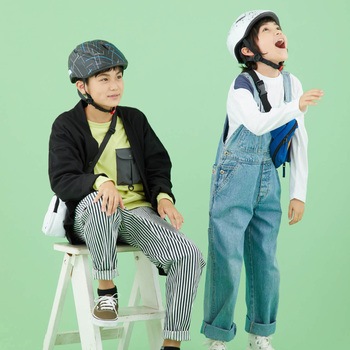 児童用ヘルメット aile(エール) 56-58cm マットアイスブルー - OGK KABUTO