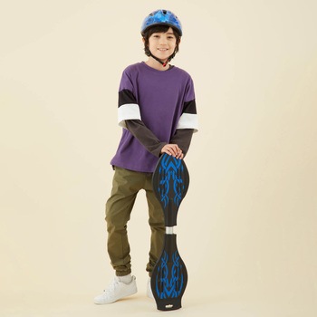 児童用ヘルメット aile(エール) 56-58cm マットチャコール - OGK KABUTO