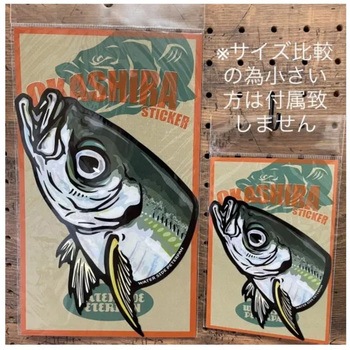 OKASHIRAステッカー BIGサイズ WATER SIDE PETERPAN(ウォーターサイドピーターパン)