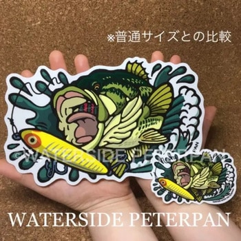 BIGお魚 ステッカー WATER SIDE PETERPAN(ウォーターサイドピーターパン)